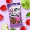 Zestaw 5x Bunny Ninja - Przekąska owocowa o smaku jabłko-malina-czarna porzeczka 15g zero cukru bezglutenowa