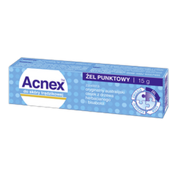 Acnex do skóry trądzikowej Żel punktowy 15 g