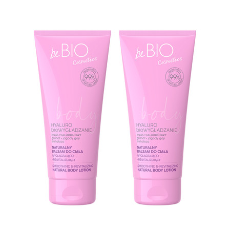 Zestaw: 2x beBIO balsam do ciała Hyaluro bioWygładzenie 200ml