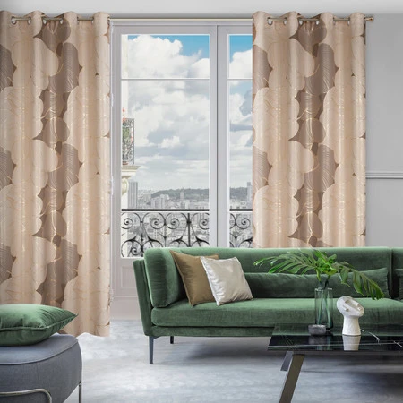 ZASŁONA GOTOWA FREZJA 140 X 250 CM BEŻOWY