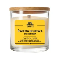 Big Nature Świeca sojowa o zap. GOLDEN Lady -zap. Insp. KENZO Flower 155g