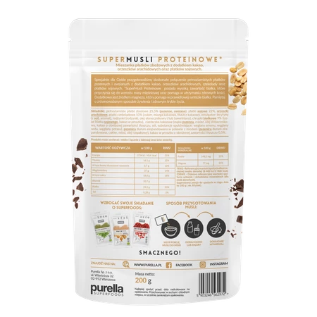 Purella Superfoods SuperMusli Proteina 200g