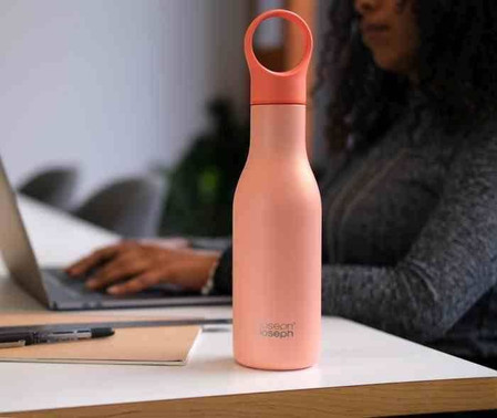 JJ - Butelka termiczna stalowa 500ml Loop™, koralo