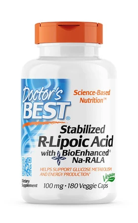 R-Lipoic Acid with BioEnhanced Na-RALA 180 kaps.