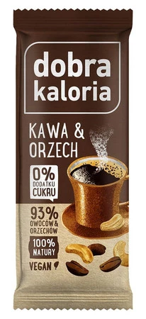 Dobra Kaloria − Baton owocowy kawa & orzech − 35 g