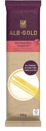 MAKARON SPAGHETTI BEZGLUTENOWY BIO 500 g ALB GOLD