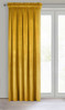 ZASŁONA GOTOWA D91 ROSA NA TAŚMIE 135 X 300 CM MUSZTARDOWY