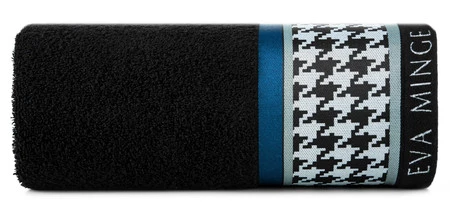 Ręcznik Eva8 70 x 140 cm, Czarny