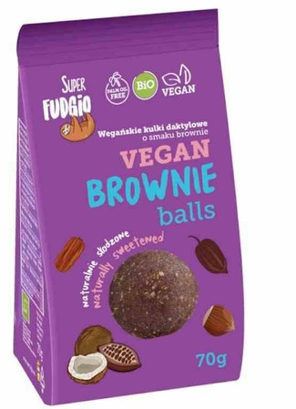 Kulki daktylowe o smaku brownie BIO 70g