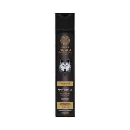 Naturalny, orzeźwiający żel pod prysznic Alpha Wolfmale, 250ml - Natura Siberica Men
