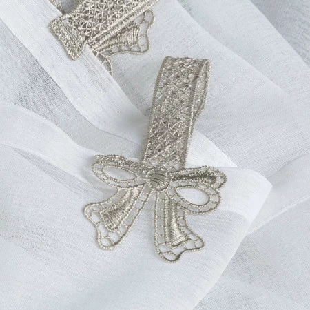 FIRANA GOTOWA MELISA NA SZELKACH 150 X 30 CM BIAŁY