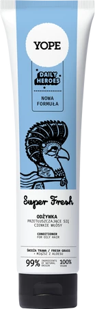 YOPE Odżywka do włosów przetłuszczających się Świeża Trawa Super Fresh 170ml