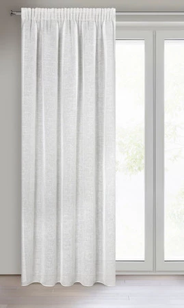 ZASŁONA GOTOWA KATRIN NA TAŚMIE 140 X 270 CM NATURALNY