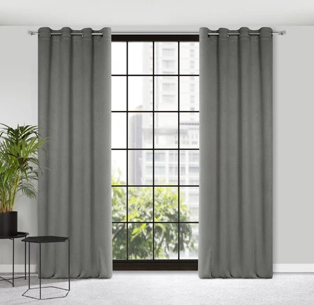 ZASŁONA GOTOWA CARLO 135 X 250 CM POPIELATY