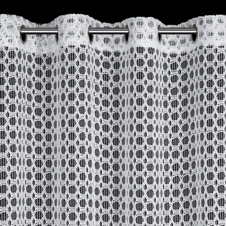 FIRANA GOTOWA CARMEN 140 X 250 CM BIAŁY