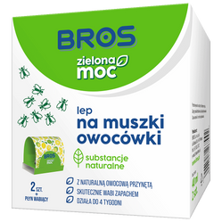 BROS Zielona Moc lep na muszki owocówki 2szt.
