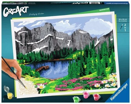 PROMO Malowanka CreArt: Dolomity 201556 RAVENSBURGER malowanie po numerach