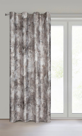 ZASŁONA GOTOWA ESTER 140 X 250 CM STALOWY