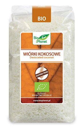 BIO PLANET Wiórki kokosowe bezglutenowe BIO 200g