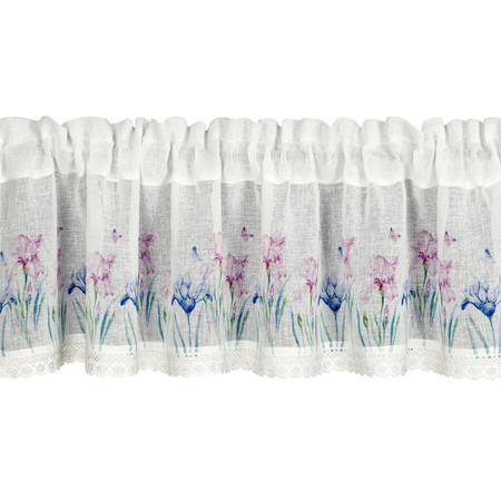 Firana gotowa Dolorez na Taśmie 150 x 30 cm, Biały