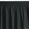 ZASŁONA GOTOWA RITA NA TAŚMIE 140 X 270 CM CZARNY