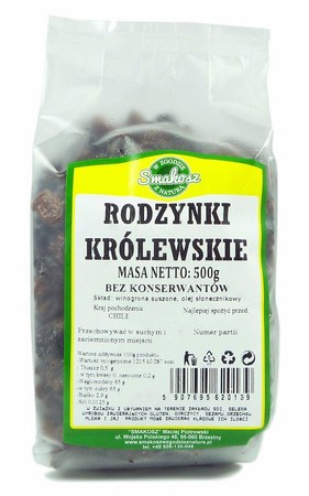  SMAKOSZ Rodzynki królewskie 500g