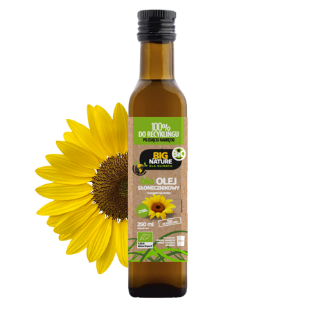Big Nature Olej słonecznikowy 250 ml BIO