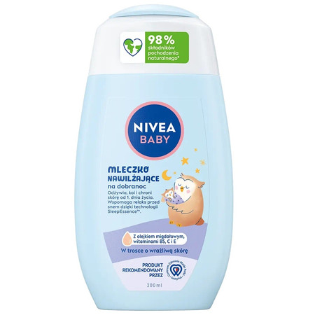 Baby mleczko nawilżające na dobranoc 200ml