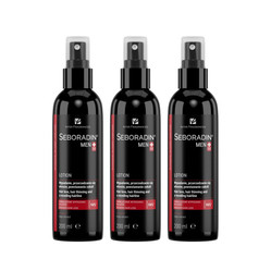 Zestaw: 3x Seboradin Men Lotion przeciw wypadanu włosów 200ml