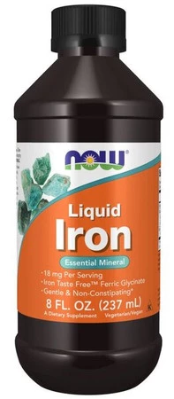 Now Foods Iron Żelazo w płynie 237 ml