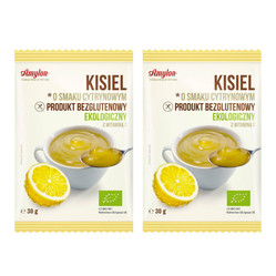 Zestaw: 2x Amylon − Kisiel o smaku cytrynowym bezgl. − 30 g