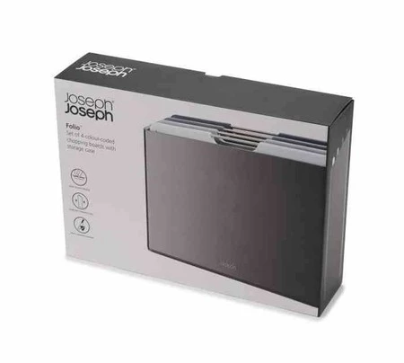 JJ - Zestaw 4 desek do krojenia M Folio™, grafitow