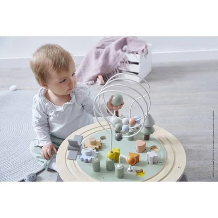 Janod Wielofunkcyjny stolik edukacyjny drewniany z regulacją wysokości Sweet Cocoon