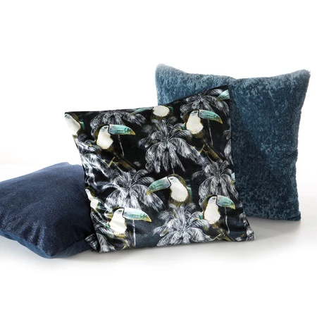 POSZEWKA HIERAT 45 X 45 CM NIEBIESKI