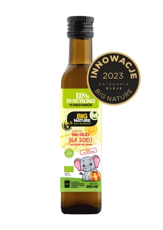Big Nature Olej dla dzieci kwasy Omega 250 ml BIO