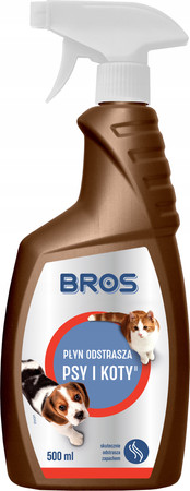 BROS płyn odstrasza psy i koty 500ml