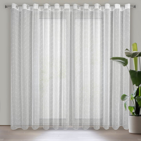 FIRANA GOTOWA BECKY 350 X 250 CM BIAŁY