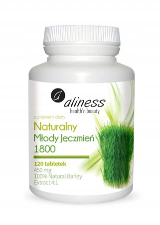 Aliness Naturalny Młody Jęczmień 1800 x 120 tab.