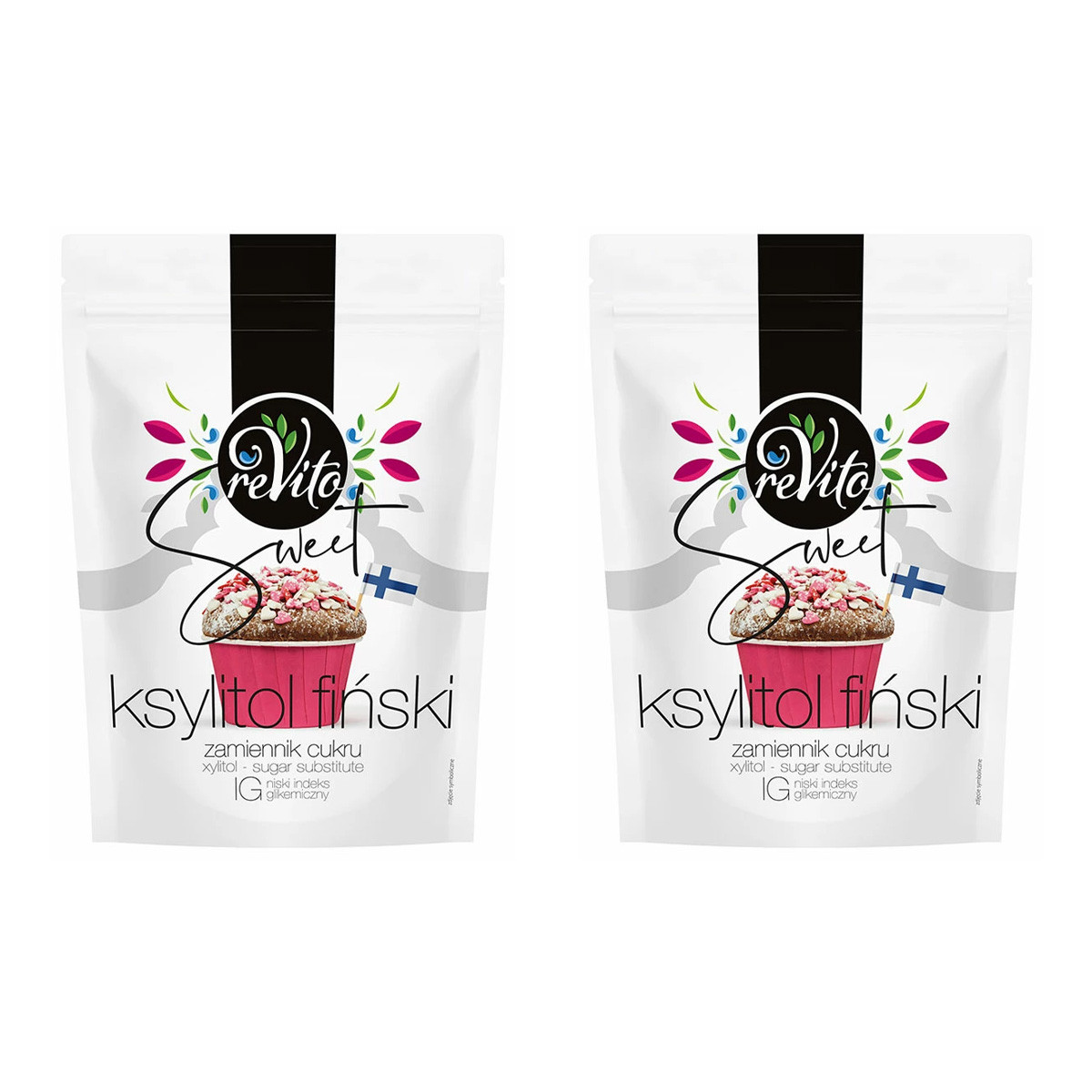 Zestaw 2x Ksylitol fiński 250 g - Nabea.pl