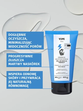Yope - Men Wood żel do mycia twarzy dla mężczyzn 150ml
