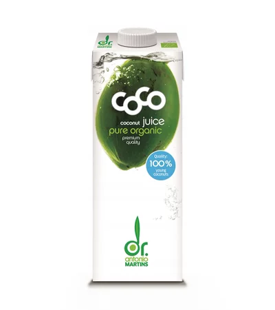 Dr. Martins - Coco, woda kokosowa, naturalna BIO - 1 litr