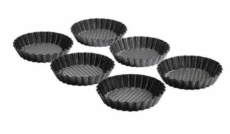 KAISER - Zestaw 6 form do tartaletek 10cm, Classic