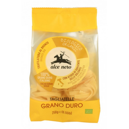 MAKARON (SEMOLINOWY) GNIAZDA TAGLIATELLE BIO 250 g - ALCE NERO