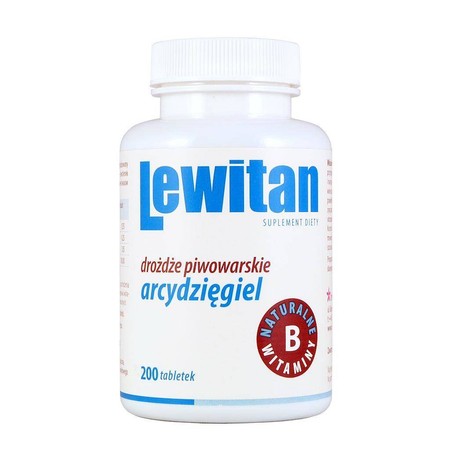  Lewitan − Arcydzięgiel, drożdże piwowarskie − 200 tabl.