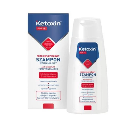 Ketoxin Forte wzmacniający szampon przeciwłupieżowy, 200 ml
