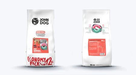 John Dog Karma Sucha Good Form Adult Wieprzowina Z Wołowiną Średnie i Duże rasy 12 kg