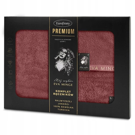 Komplet Ręczników Venus 46 x 36 x 7 cm, Ceglasty