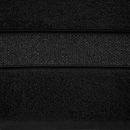 Ręcznik Liana (06), 50 x 90 cm, Czarny