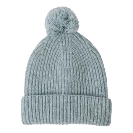 Lodger Czapeczka z wełny merino 100% miętowa Silk 1-2 lata