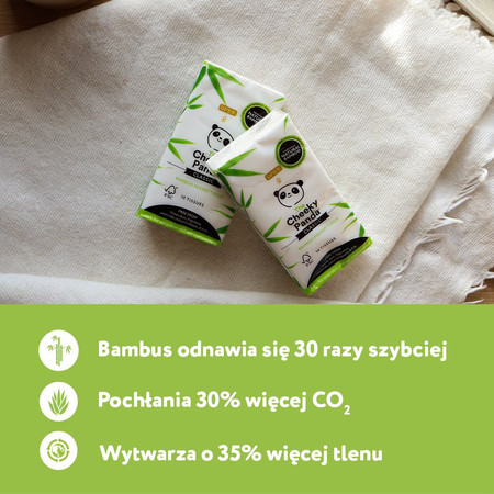 Cheeky Panda, Chusteczki higieniczne kieszonkowe, 10 szt.